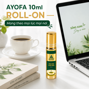 Tinh Dầu Thảo Mộc AYOFA 10ml — Đầu Lăn Tiện Lợi